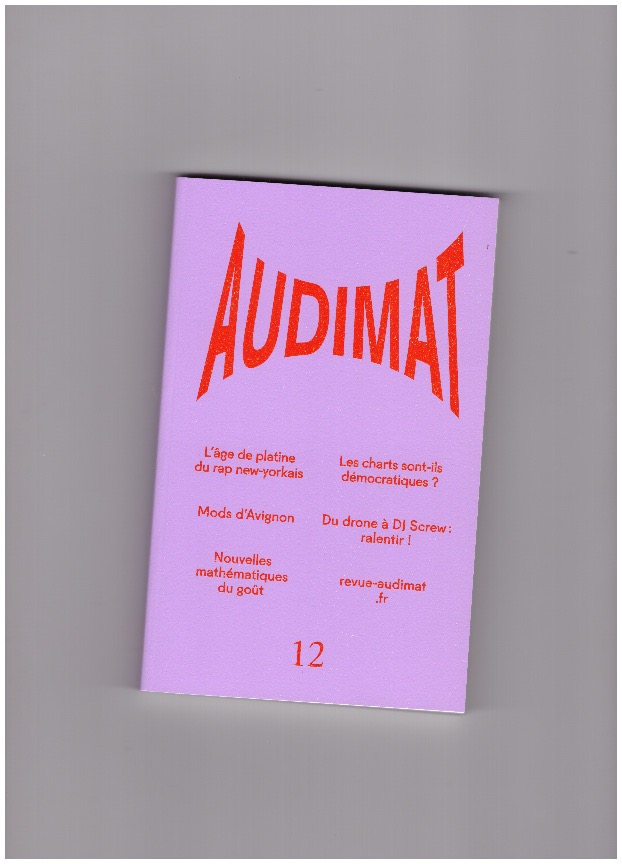 HEUGUET, Guillaume; MENU, Étienne (eds.) - Audimat #12